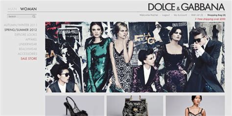 Dolce & Gabbana site.